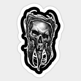 Skull Tooth Sticker